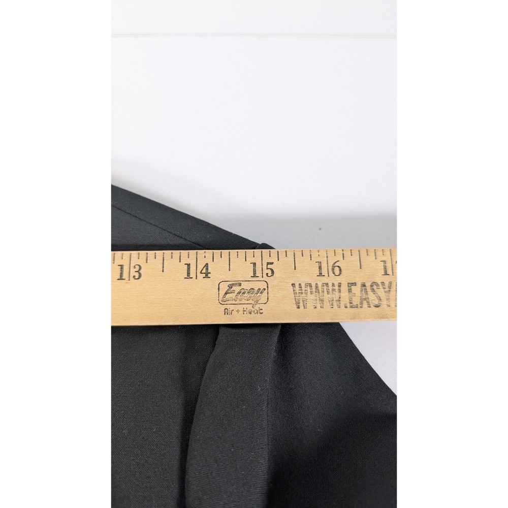 Banana Republic Blazer Womens 8 Black Long And Lean Italian Wool Lined - Picture 9 of 12